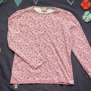 super cute LL Bean long sleeve t shirt
